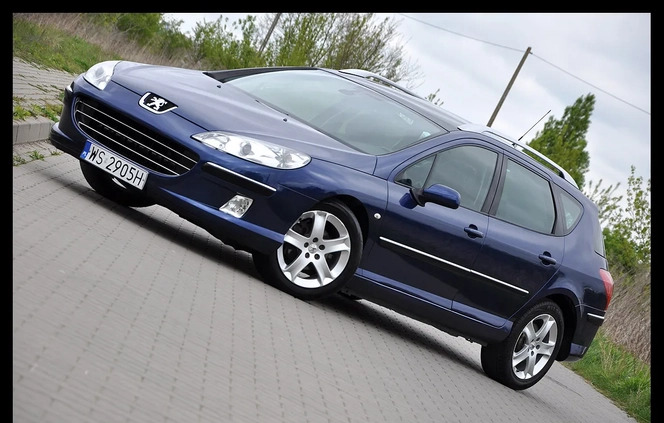 Peugeot 407 cena 15999 przebieg: 217000, rok produkcji 2008 z Siedlce małe 562